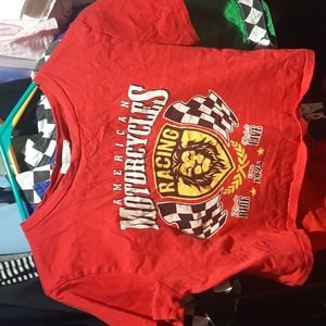 Charlotte Russe Motorcycle crop top